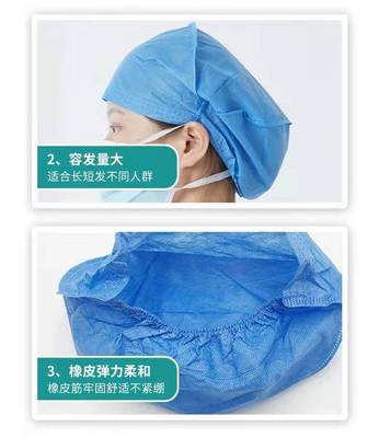 一次性醫用條形帽 加厚加大設計，為醫護人員帶來更舒適的防護體驗